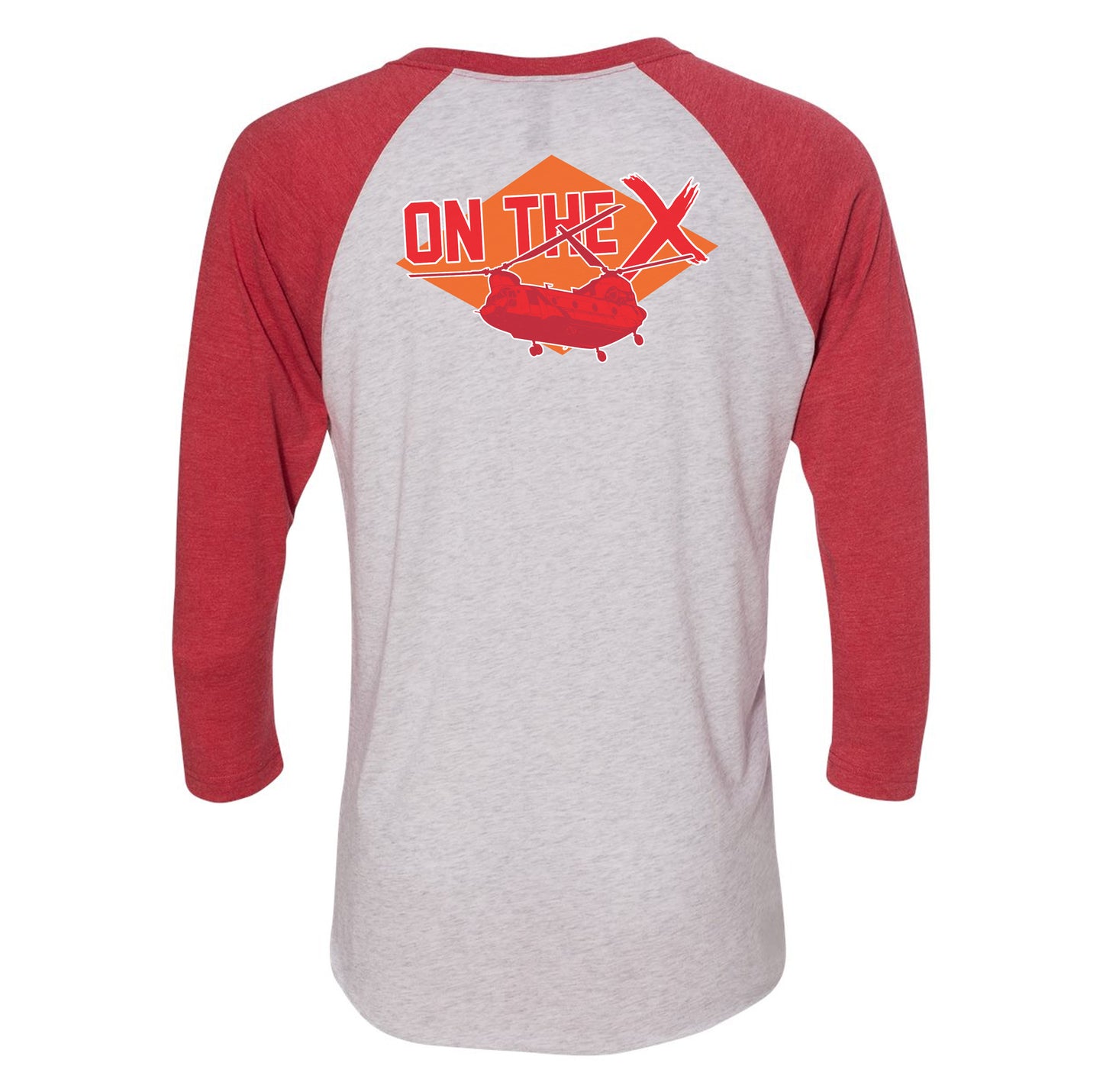 On The X Batt Diamond Raglan Tee